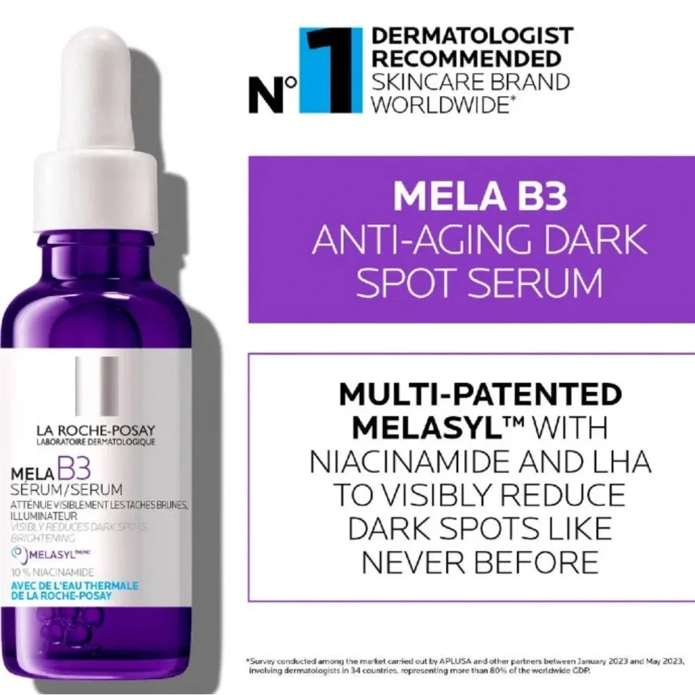 La Roche-Posay Mela B3 Serum exp 2028 Brand New Sealed PACK OF TWO